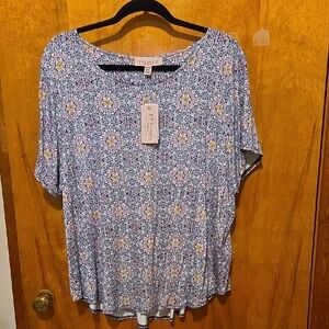 Plus Size Blouse By Philosophy Size 3X NWT